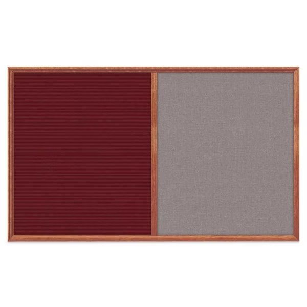 Slim Style Indoor Enclosed Corkboard, 24, UNITED VISUAL PRODUCTS, Mfr# UV502SC-GOLD-CINNABA